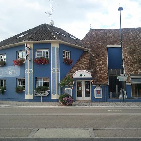 Hotel Restaurant De La Poste Mulhouse Ottmarsheim Bantzenheim Exterior photo